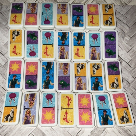 28 DISNEY Tangled DOMINOES matching game - Picture 2 of 5